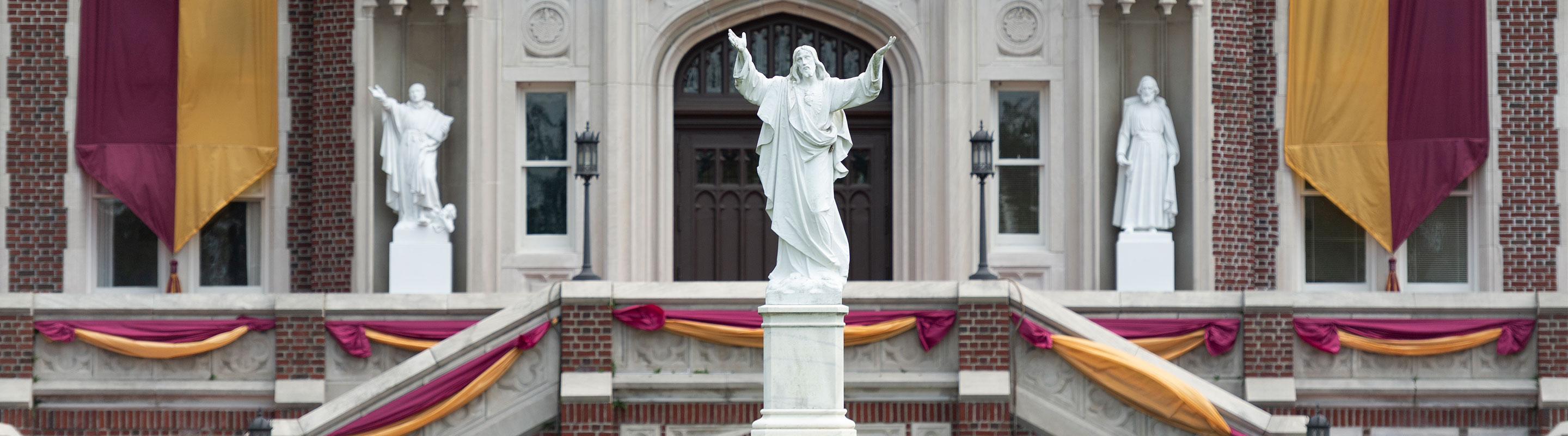 Commencement Banners on Campus